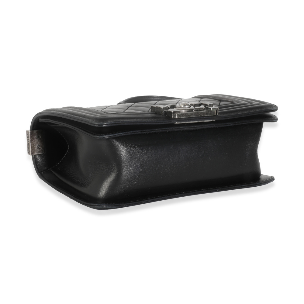 Chanel Black Quilted Lambskin Small Boy Bag - Picture 8 of 8